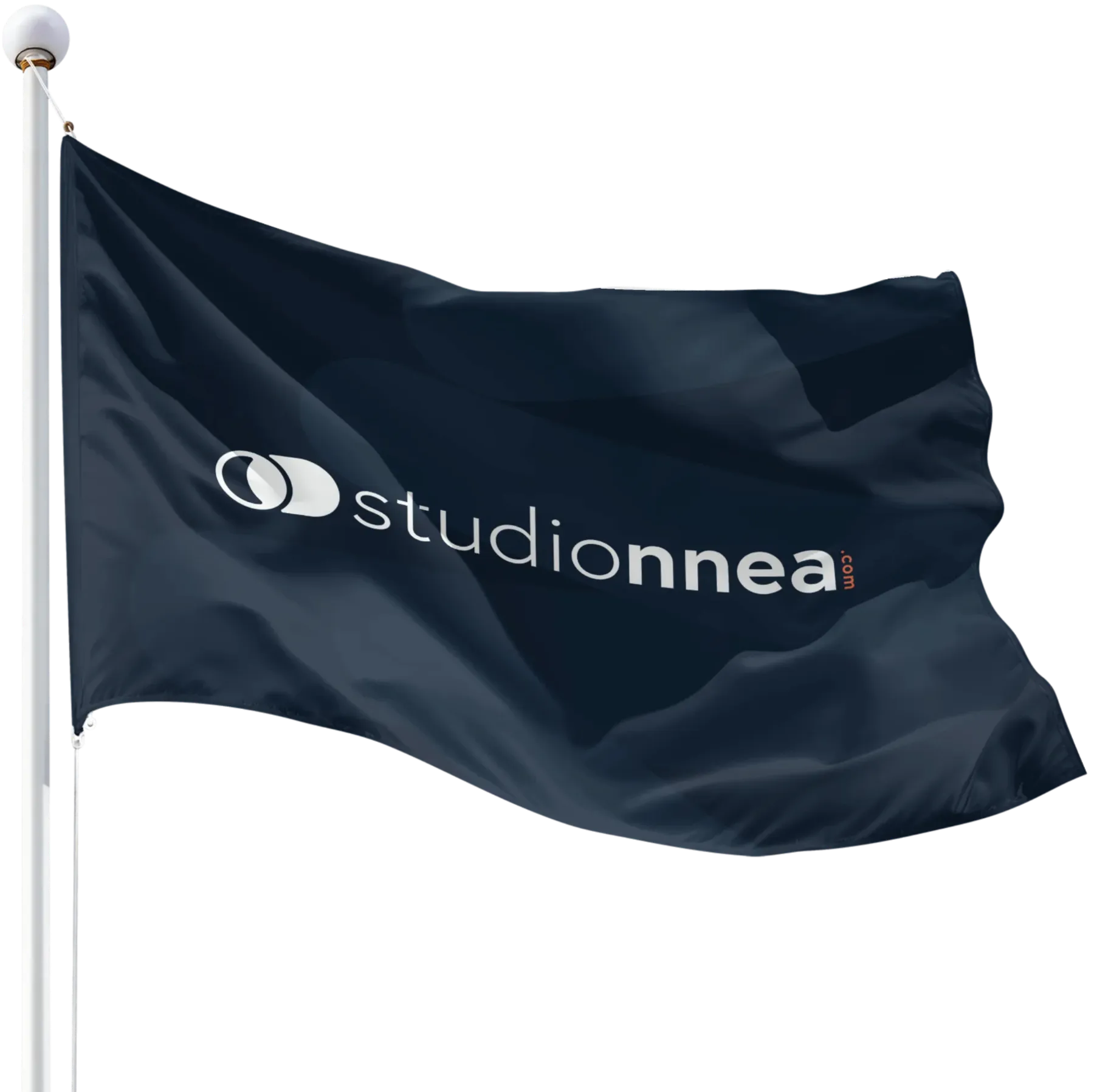 Drapeau affichant le logo de Studionnea