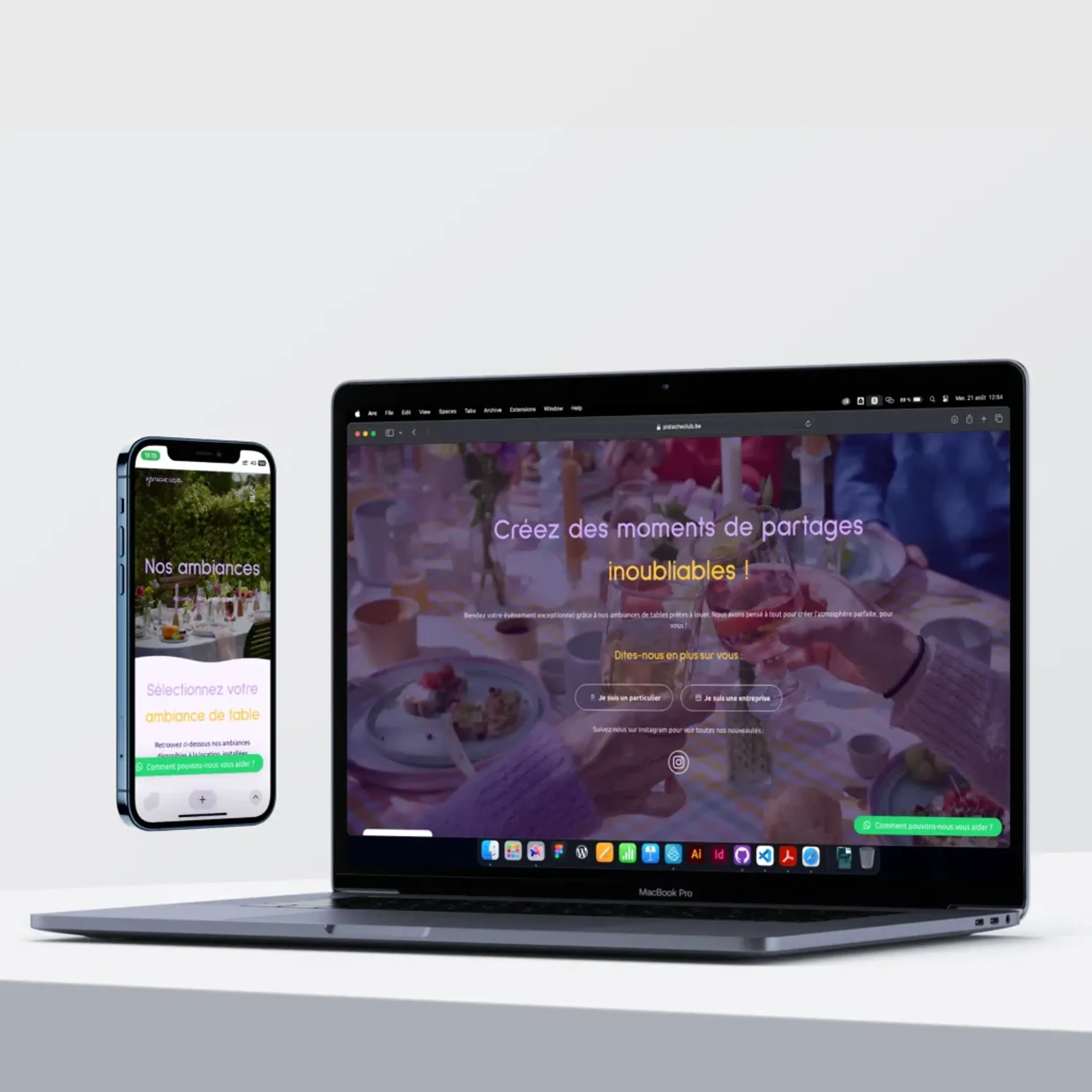 Image de couverture du projet réalisé pour Pistache Club